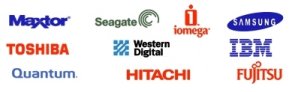 We specialize in data recovery on Maxtor, Seagate, iomega, Hitachi, Western Digital, Fujitsu, IBM, Lacie, SmartDisk, MicroNet, Edge, Fantom, Quantum, Toshiba, Iogear, Pocketech, SimpleTech and Samsung hard drives.
