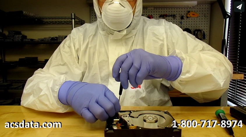 One of the first steps in repairing a hard drive is removing the upper magnet